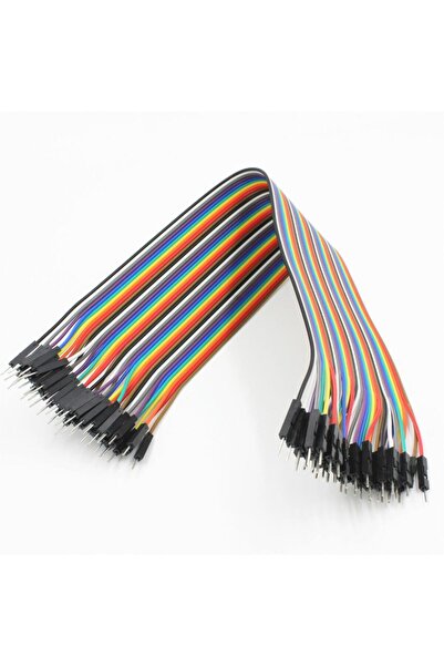 Generic 40 τεμ. Male-to-Male Dupont Jumper Wires 30 cm για Arduino
