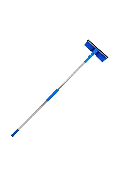 Premini Teleskopik Uzun Çekişli Mikrofiber Cam Silme Aparatı