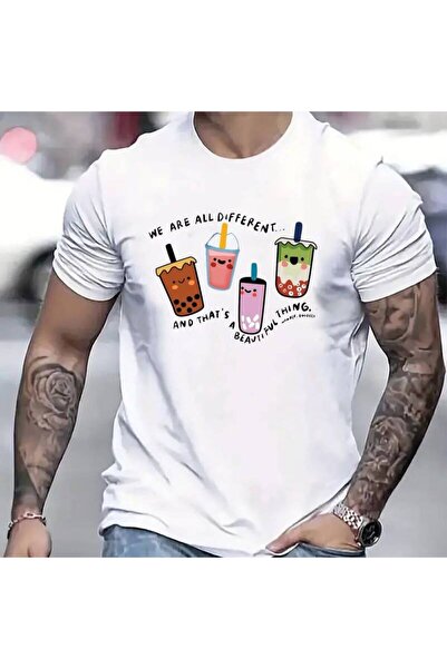 17 seramik Mens TShirt Comfortable Crew Neck Casual ShortSleeves Soft Breatha...