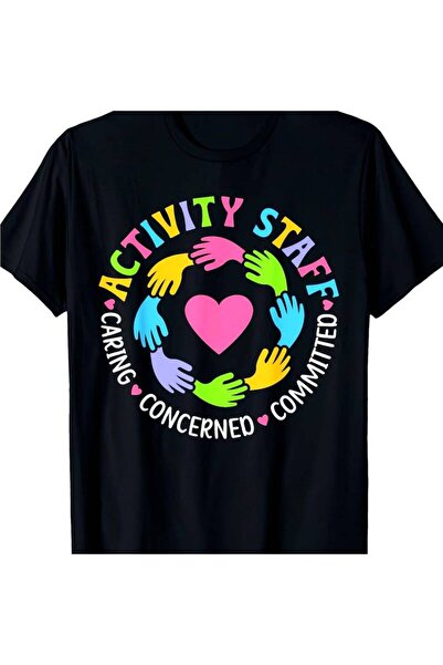 23 nisan Staff Graphic T-Shirt Unisex 220g Soft Breathable Cotton Tee with Mu...