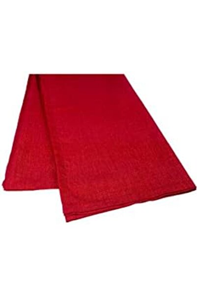 Yıldızan Edl Shop Simli Keten Runner, Red, 45X150Cm Edl Shop 1290799