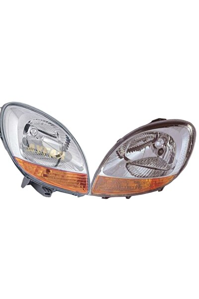 GUMUSONLINE Renault Kango Ön Far Takımı Sağ-Sol Motorlu Sarı Sinyalli 2003-2008