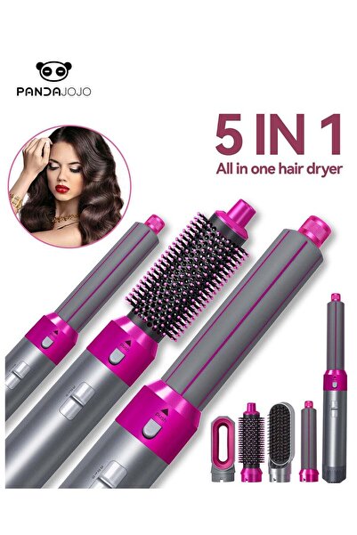 PANDA JOJO 5 in 1 Hair Dryer Brush | Professional Blow Dryer Brush for Curlin...