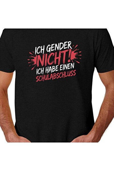 2mcup تي شيرت رجالي مضحك عليه اقتباس ألماني من Gender School Crinkle، تي شيرت...