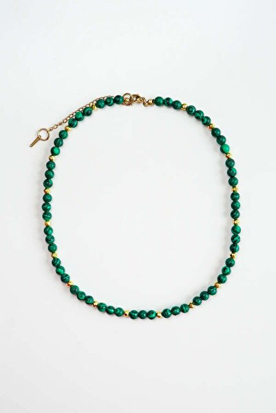 Orenda Design Malahit Natural Stone Necklace |   Transformation and Protectio...