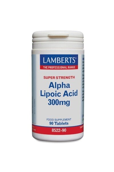Lamberts Alpha Lipoic Acid 300mg Αντιοξειδωτικό Συμπλήρωμα Άλφα Λιποϊκού Οξέω...