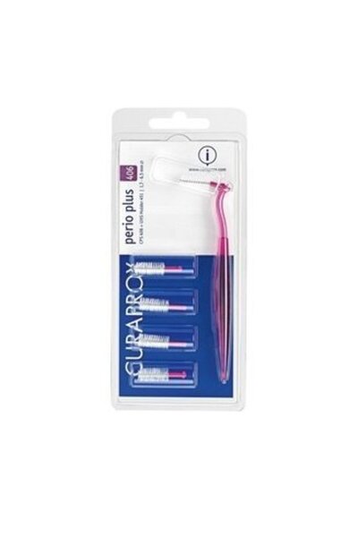 Curaprox Perio Plus 406 Μεσοδόντια Βουρτσάκια 6.5mm 5Τμχ &amp; Λαβή