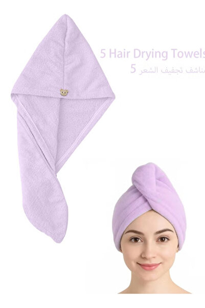 TAPIT 5 PCS Microfiber Hair Towel, Hair Wraps for Women Wet Hair, Fast Drying...