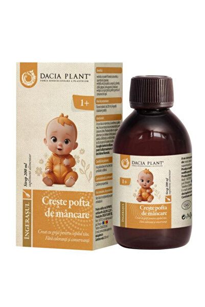 Dacia Plant Ingerasul Sirop Creste Pofta de Mancare Dacia Plant, 200ml