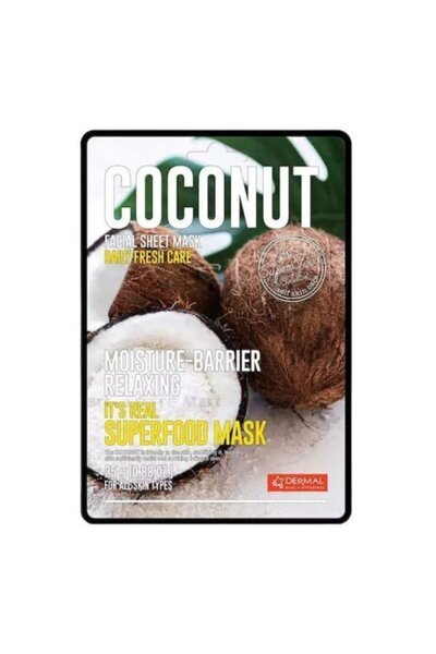 Dermal Superfood Coconut Facial Sheet Mask 25gr