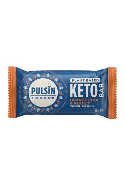 Pulsin Μπάρα Πρωτεΐνης Keto με Κέικ Σοκολάτας, Πορτοκάλι &amp; Φυστίκι 50gr