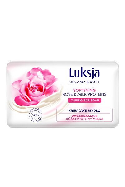 Luksja Sapun pentru maini/corp, Luksja, Cu trandafir, 90g