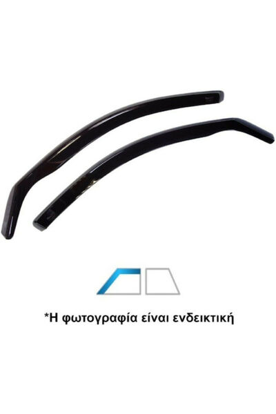 Heko Σετ ανεμοθραυστών εμπρόσθιων φορτηγών Σκούρο Γκρι για DAF XF/XG/XG+ 2021...