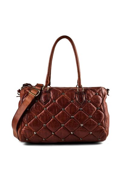 Campomaggi Ricciarda Schultertasche L Leder 35 cm
