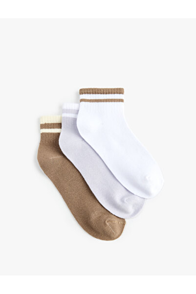 Koton Set of 3 Cotton Striped Socks