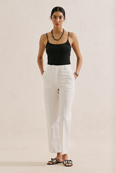 Manuka Classic Straight Pants Ecru