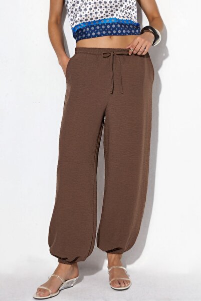 Hiccup BUSEM Pantaloni Jogger Damă Din Poliester Texturat