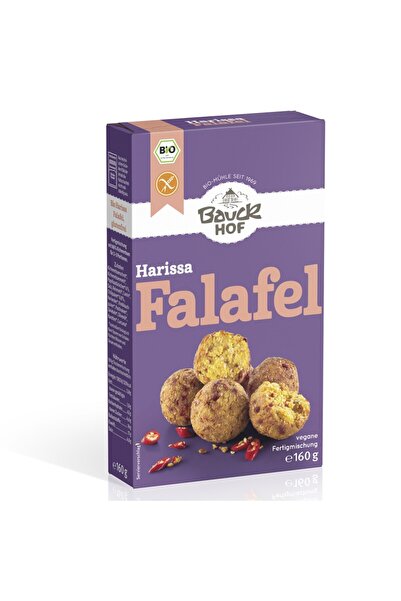 Bauckhof Falafel Harissa cu ardei si chili,