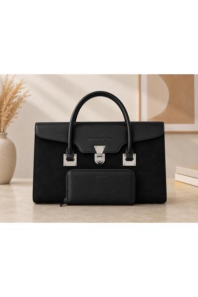 Chrisbella BAGCO Women's Leather Handbag with Matching Wallet | Large Office ...