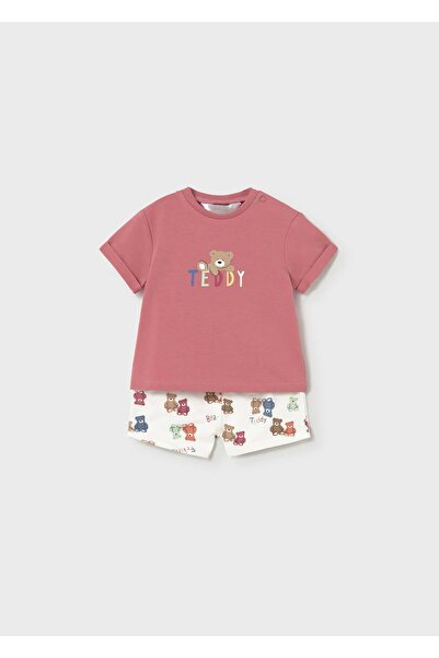 MAYORAL Newborn Baby Boy Shorts Set Red