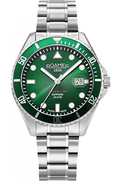 Roamer Ceas bărbătesc 969845 41 75 20 — ceas sport de scufundări verde