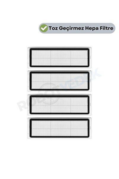 robotyedek Dreame D10S Plus (Rls6Ad) Compatible Replacement Hepa Filter-4 Pieces