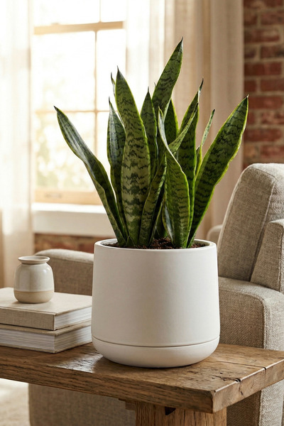 Bliss Atlas Saksı 4 Litre Dekoratif Çiçek Saksısı 27 cm Modern Büyük Saksı İç...