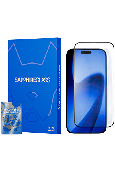 iLera Сапфирено ултра стъкло 2.0 Протектор за екран за iPhone 17 Pro Max (Про...