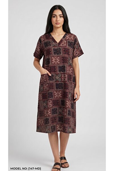 TUFAHA Kashmiri Midi Shirt