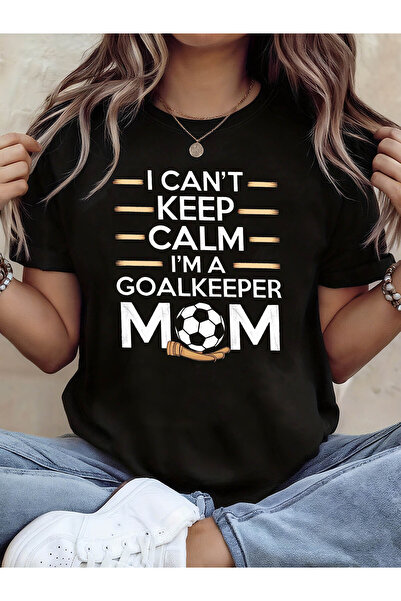 12 Teknoloji تي شيرت نسائي بطبعة "I Can't Keep I'm A Mom" - قميص كاجوال بأكما...