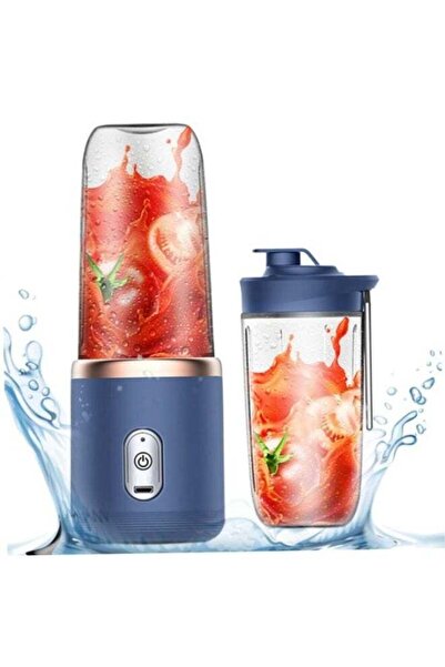 Generic Portable Juicer Cup 400ml – Cordless Mini Blender for Smoothies & Sha...