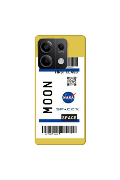 Other Xiaomi Redmi Note 13 5G Moon spacex Yellow Colored Silicone TPU Θήκη