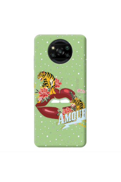Other Xiaomi Poco X3 /X3 Pro Amour Light Green Colored Silicone TPU Θήκη