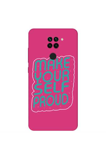 Other Xiaomi Redmi Note 9 Make Your Self Proud Fuchsia Colored Silicone TPU Θήκη