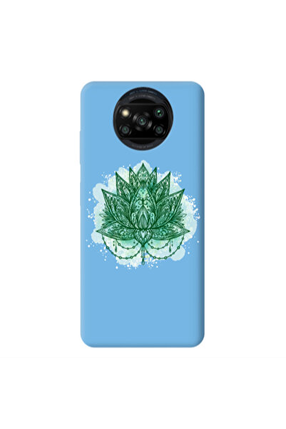 Other Xiaomi Poco X3 /X3 Pro Witch leaf Blue Colored Silicone TPU Θήκη