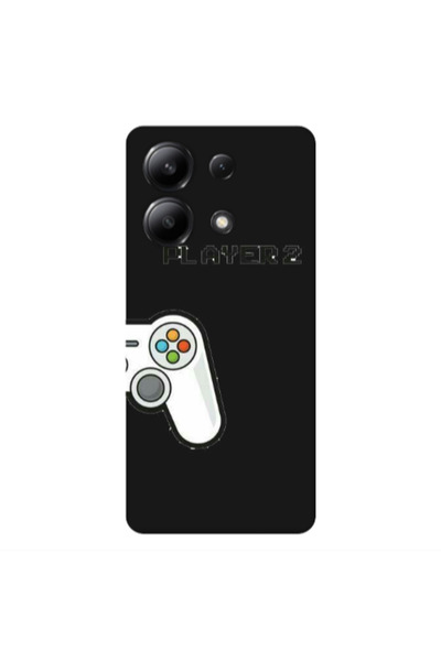 Other Xiaomi Redmi Note 13 4G Player 2 Black Colored Silicone TPU Θήκη