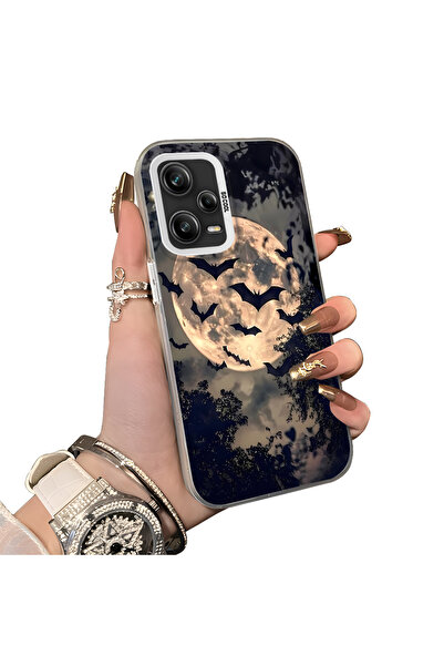 Hontinga Redmi Note 12 Pro 5G Uyumlu Silikon Kenar Sert Arka Kılıf Couple Tel...