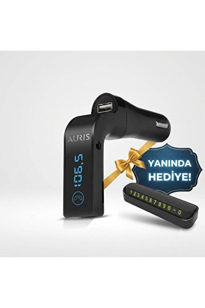 Auris G7 Kablosuz FM Transmitter Araç kiti FM Radyo Verici