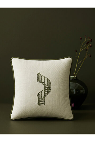 BELENAY Hidden House Ladder Embroidered Cushion Cover 45X45 cm Decorative Cus...