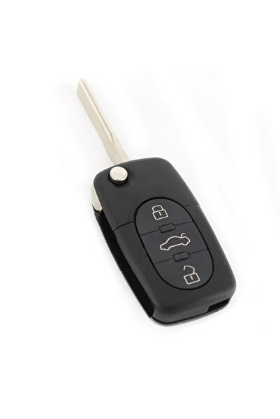 globiz Carcasa cheie tip briceag Audi, model cu cu 3 butoane, pentru baterie ...