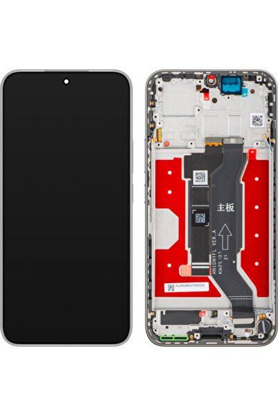 HONOR Display cu touchscreen 400, cu ramă, Alb (Argintiu Meteor), Service Pac...