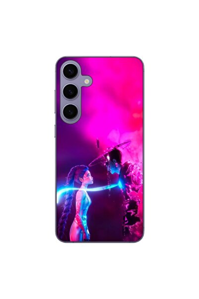 OEM Калъф, съвместим със Samsung Galaxy S24 Plus, със силиконов десен KPop De...