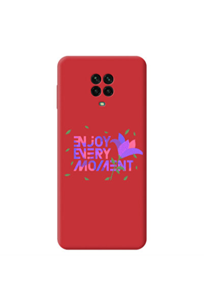 Other Xiaomi Redmi Note 9 Pro Enjoy Every Moment Red Colored Silicone TPU Θήκη