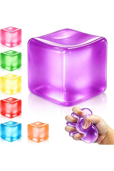ZeeSquare Squishy Ice Cube Stress Balls, Slow Rising Stress Relief Toy, Squee...
