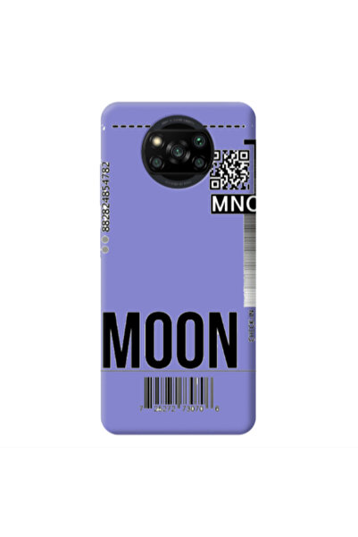 Other Xiaomi Poco X3 /X3 Pro A ticket to the moon Purple Colored Silicone TPU...