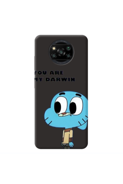 Other Xiaomi Poco X3 /X3 Pro You are my darwin Black Colored Silicone TPU Θήκη