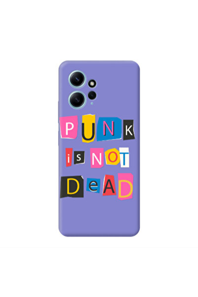 Other Xiaomi Redmi Note 12 4G Punk is not Dead Purple Colored Silicone TPU Θήκη