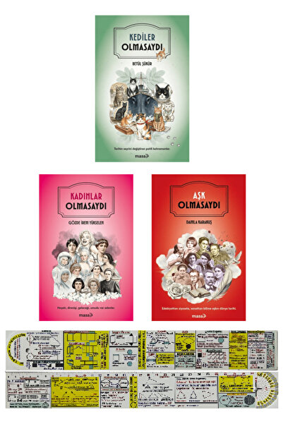 masakitap Kediler Olmasaydı - Kadınlar Olmasaydı - Aşk Olmasaydı 3 Kitap Set ...