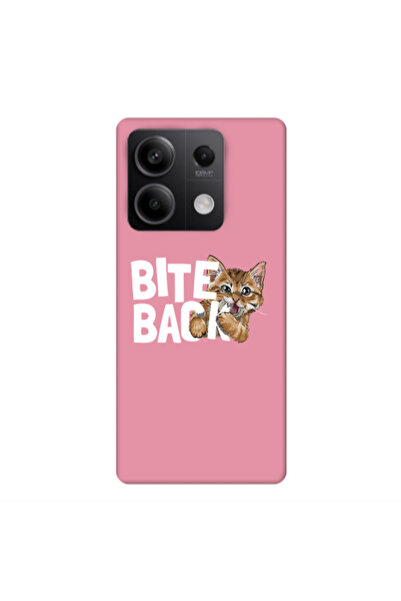 Other Xiaomi Redmi Note 13 5G bitte back cat Pink Colored Silicone TPU Θήκη