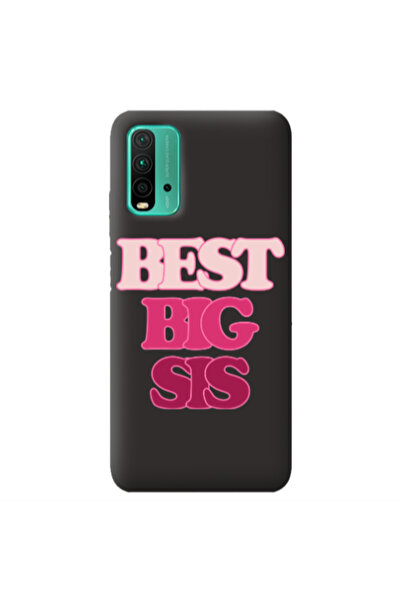 Other Xiaomi Poco M3 Best Big Sis Black Colored Silicone TPU Θήκη